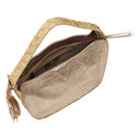 Bolsa Hobo Proa - Bege e Dourado 1