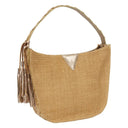 Bolsa Hobo Proa Artesanal - Bege e Dourado 2