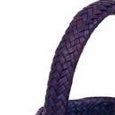 Bolsa Palha Mini Bóia Lambari Azul e Vermelho Detalhes