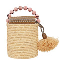 Bolsa de Palha Redonda Bucket Bag Maraú – natural