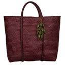 Bolsa de palha grande Boipeba - Marrom Argila