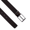 Cinto de Couro Masculino Cipó - Preto Detalhes
