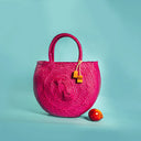Estudio - Bolsa de palha redonda Corumbau - Pitaya