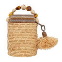 Bolsa de Palha Redonda Bucket Bag Maraú – natural