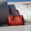Bolso de paja Atol - Arcilla