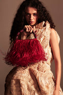 Bolso de paja pequeño Bardot