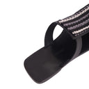 São Pedro – Sandália - Preto Detalhes