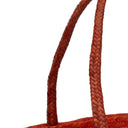 Shopping Bag Alter do Chão - Laranja e Marrom Tijolo Detalhes