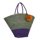 Shopping Bag Alter do Chão - Verde Chumbo e Violeta