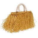Bardot small straw bag